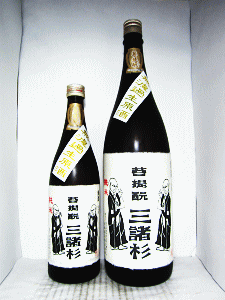みむろ杉 菩提もと 純米 無濾過生原酒原料米 ヒノヒカリ  精米歩合 70％  日本酒度 --- 酸度  --- アルコール度 17  酵母 正暦寺酵母