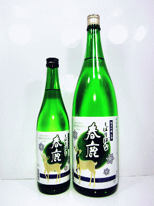 春鹿 純米吟醸生酒 しぼりばな原料米	五百万石	精米歩合	60％ 日本酒度	-2	酸度	1.7 アルコール度	16％	酵母	