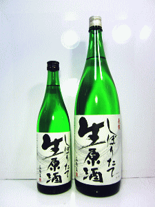 長龍(ちょうりょう) しぼりたて 生原酒原料米	国産米	精米歩合	68％ 日本酒度	±0	酸度	1.4 アルコール度	18～19度	酵母	