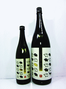 梅乃宿 純米吟醸 ジビエ原料米	雄町	精米歩合	60％ 日本酒度	+0.1	酸度	1.8 アルコール度	16度	酵母	