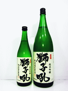 獅子吼 純米吟醸 無濾過生原酒原料米	五百万石	精米歩合	60％ 日本酒度	+7	酸度	2.0 アルコール度	18度	酵母	金沢酵母